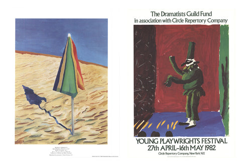 Bundle- 2 Assorted David Hockney Rare Posters