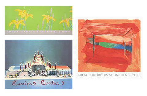Bundle- 2 Assorted Lincoln Center Program Serigraphs