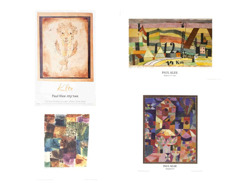 Bundle- 3 Assorted Paul Klee Posters