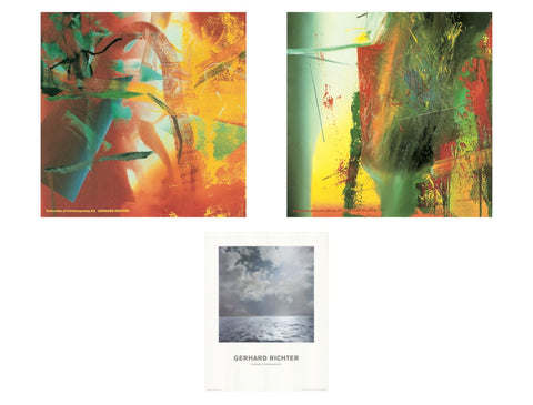 Bundle- 2 Assorted Gerhard Richter Rare Posters