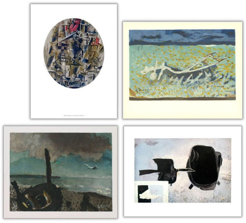 Bundle- 4 Assorted Georges Braque Unsigned, not numbered Lithographs