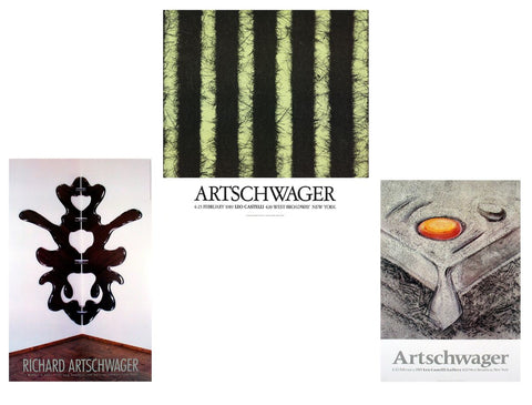 Bundle- 3 Assorted Richard Artschwager at Leo Castelli