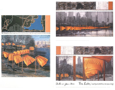 Bundle- 3 Assorted Christo The Gates Project Original Posters