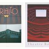 Bundle- 2 Assorted Perry King serigraph Posters