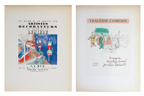 Bundle- 2 Assorted Raoul Dufy Stone Lithographs