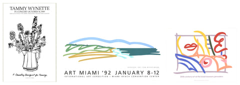 Bundle- 3 Assorted Tom Wesselmann Authentic Posters