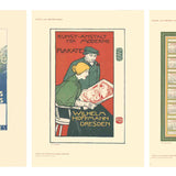 Bundle- 3 Assorted Various Artists Modern Posters 1890 Authentic Lithographs