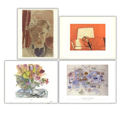 Bundle- 4 Assorted Raoul Dufy Posters