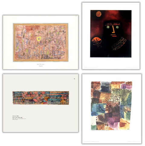 Bundle- 3 Assorted Paul Klee Rare Posters