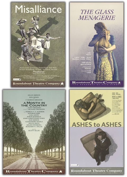 Bundle- 4 Assorted Scott McKowen Theater Posters