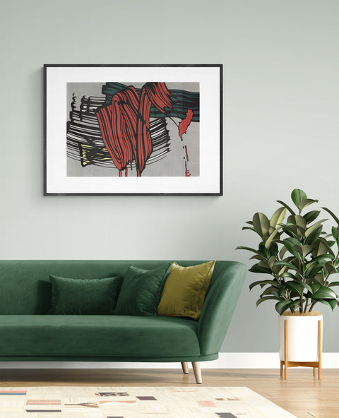 ROY LICHTENSTEIN Big Painting #6, 2000