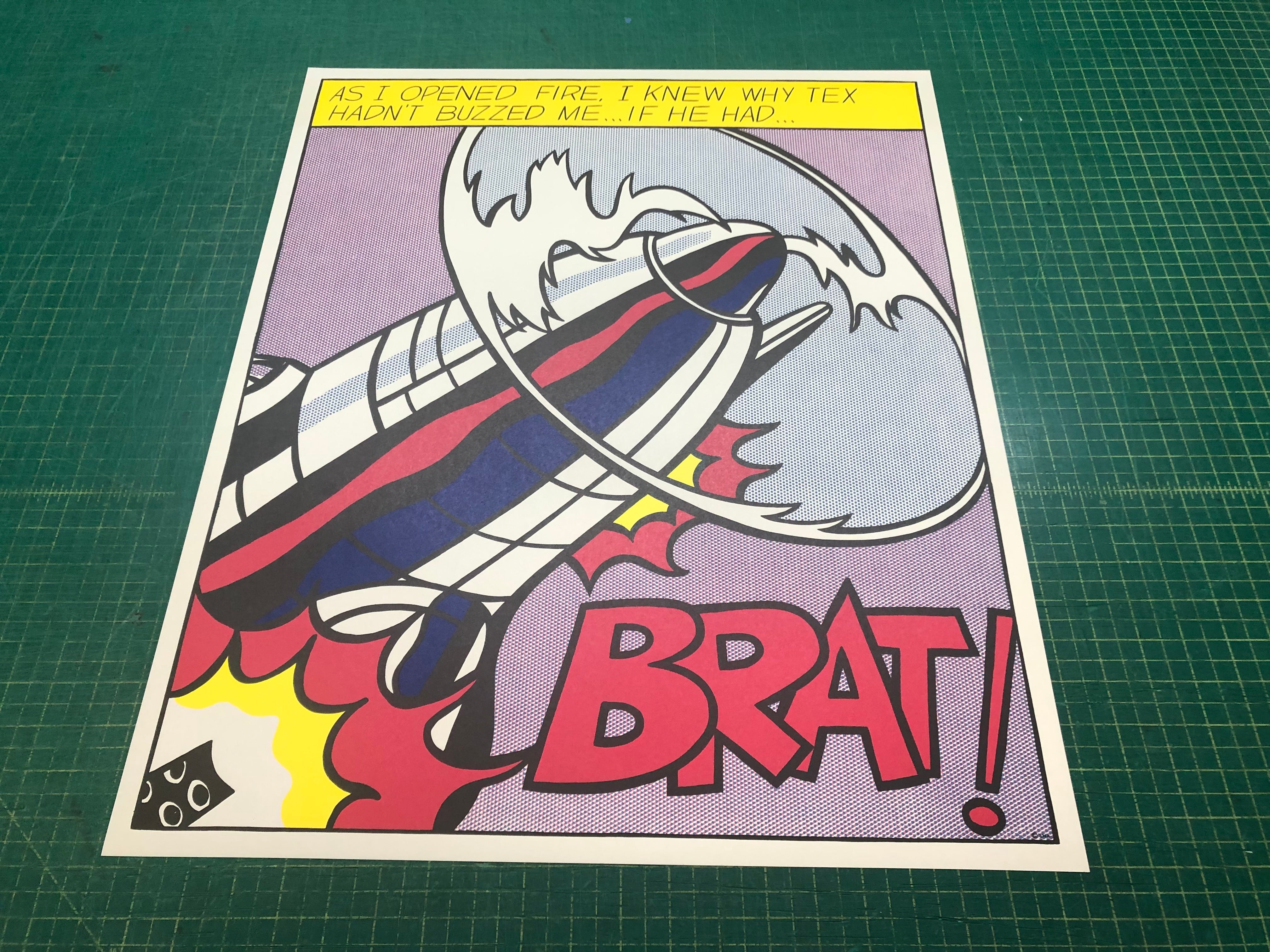 ROY LICHTENSTEIN As I Opened Fire (Triptych), 1997 – ArtWise