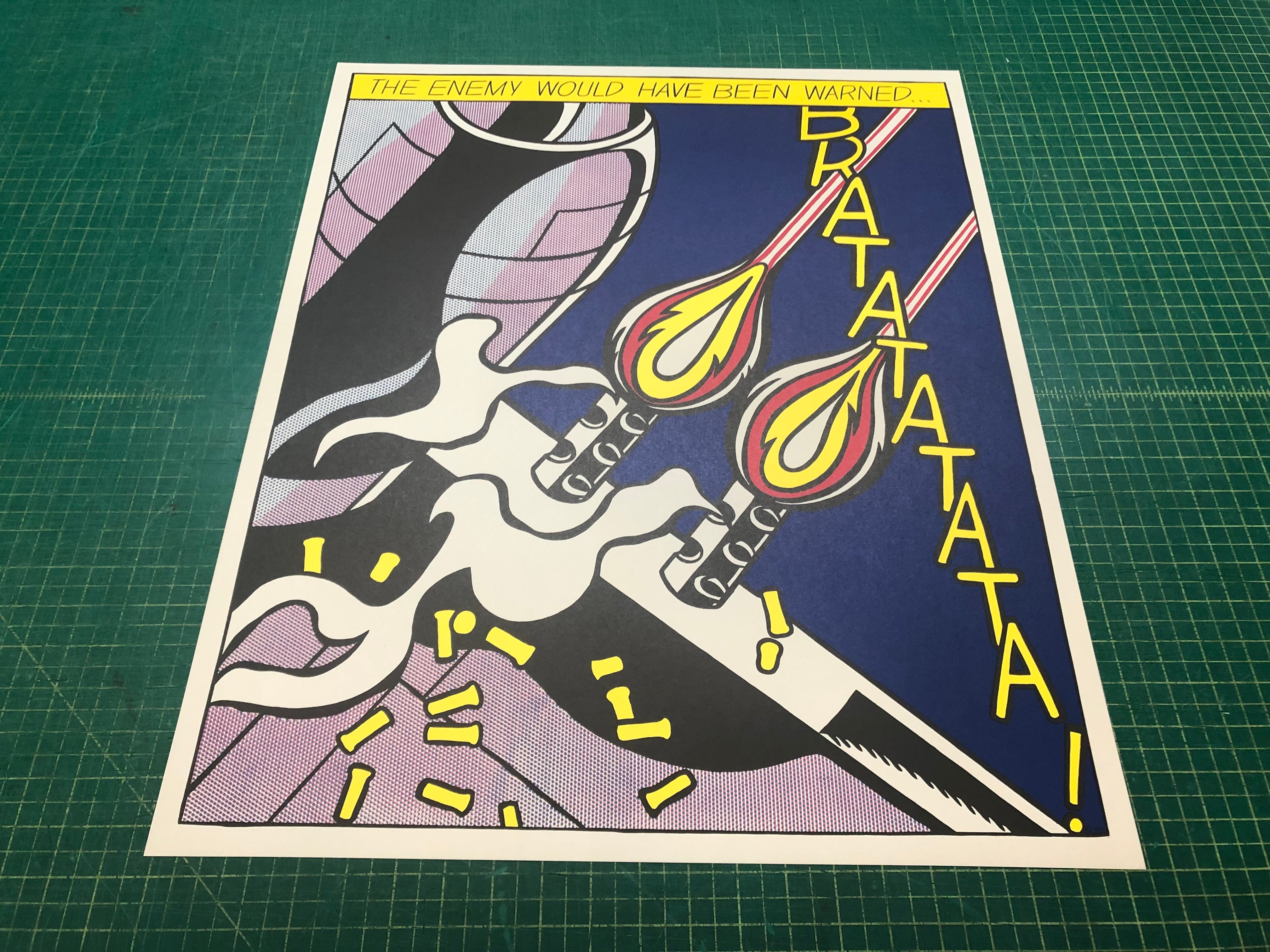 ROY LICHTENSTEIN As I Opened Fire (Triptych), 1997 – ArtWise