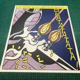 ROY LICHTENSTEIN As I Opened Fire (Triptych), 1997