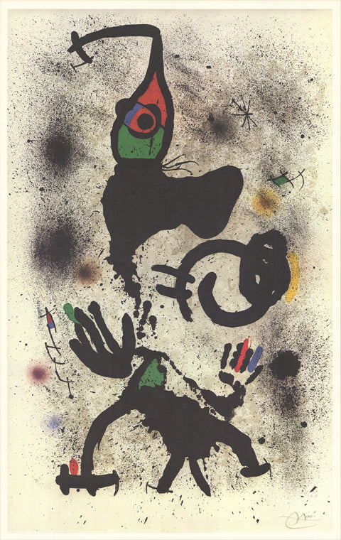 JOAN MIRO Traversing, 1979