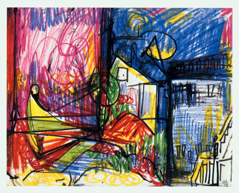 HANS HOFMANN Landscape (No text), 1980