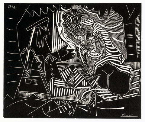 PABLO PICASSO Luncheon on the Grass (white), 1972