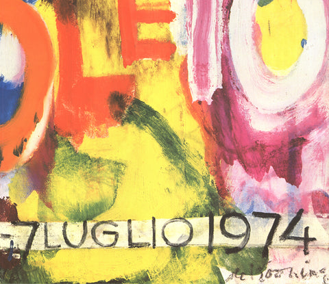 WILLEM DE KOONING Spoleto-14 Giugno, 1974