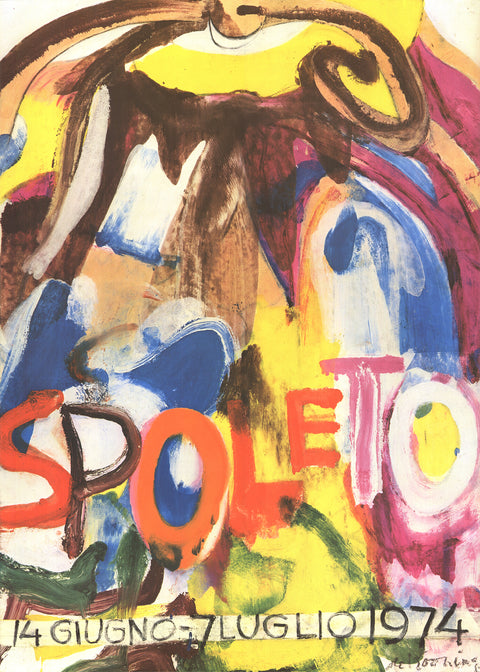 WILLEM DE KOONING Spoleto-14 Giugno, 1974