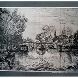 PAUL SIGNAC River Scene, 1970