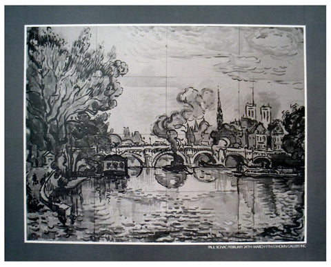 PAUL SIGNAC River Scene, 1970