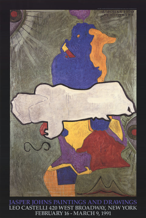 JASPER JOHNS Green Angel, 1990