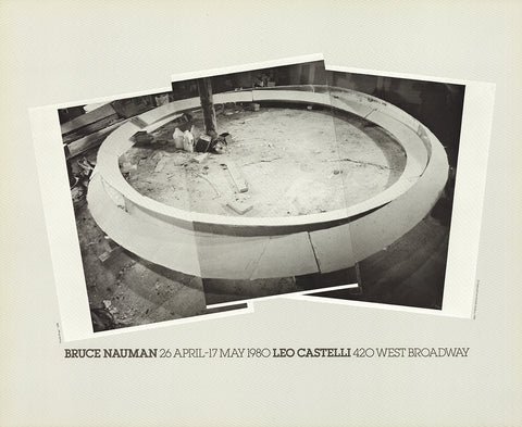 BRUCE NAUMAN Smoke Rings, 1980