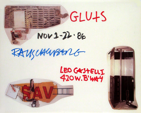 ROBERT RAUSCHENBERG Gluts, 1986