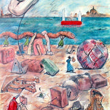 CLAES OLDENBURG Props, Costumes & Designs from Il Corso del Coltello, 1986