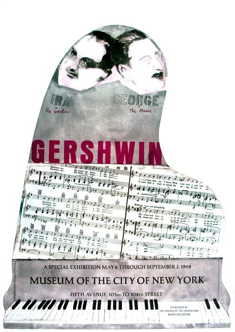 LARRY RIVERS Gershwin Brothers Pack of 25, 1968