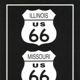 ROD KENNEDY Route 66 (Black & White), 1995
