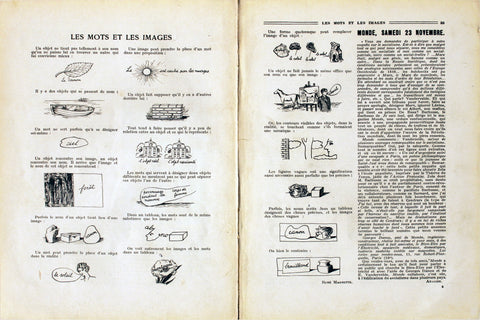 RENE MAGRITTE Les Mots et les Images (Mini), 2012