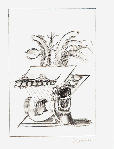 SAUL STEINBERG Illustration IV from "All Except You", 1983