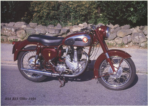 FORLAG HAKAN ERIKSSON BSA B33 500c 1954