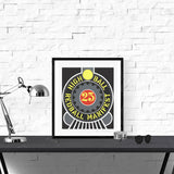 ROBERT INDIANA Highball on the Redball Manifest, 1997 - Signed