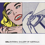 ROY LICHTENSTEIN Girl and Spray Can, 2013