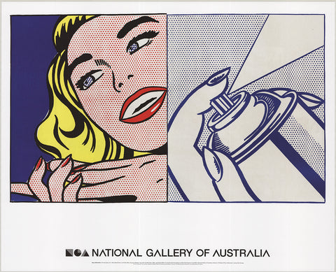 ROY LICHTENSTEIN Girl and Spray Can, 2013