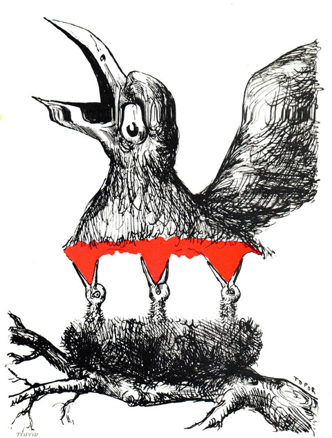 ROLAND TOPOR Bird Nest, 1967