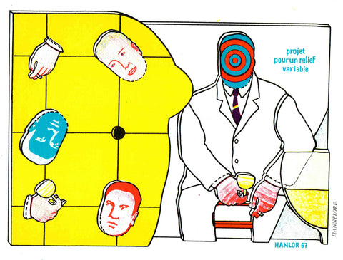 PIERRE HANLOR Projet pour un relief variable, 1967