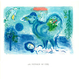 MARC CHAGALL Paysage du Coq, 1963
