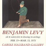 BENJAMIN LEVY Carole Hasband Gallery, 1973