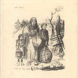 THEOPHILE ALEXANDRE STEINLEN Le Retour, c'est ici chez nous, 1935