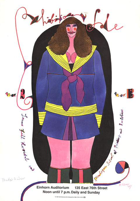 RICHARD LINDNER Skowhegan School, 1967 - Signed