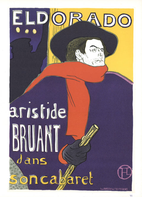 HENRI DE TOULOUSE-LAUTREC Aristide Bruant - Eldorado, 1966