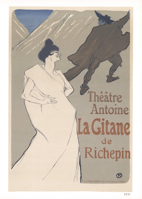 HENRI DE TOULOUSE-LAUTREC La Gitane de Richepin, 1966