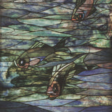 LOUIS COMFORT TIFFANYLOUIS COMFORT Window Panel with Swimming Fish, 2006