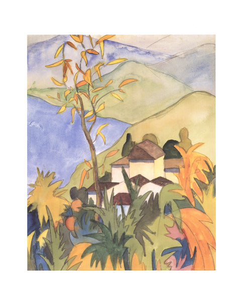 HERMAN HESSE Village Above the Lake, 1999