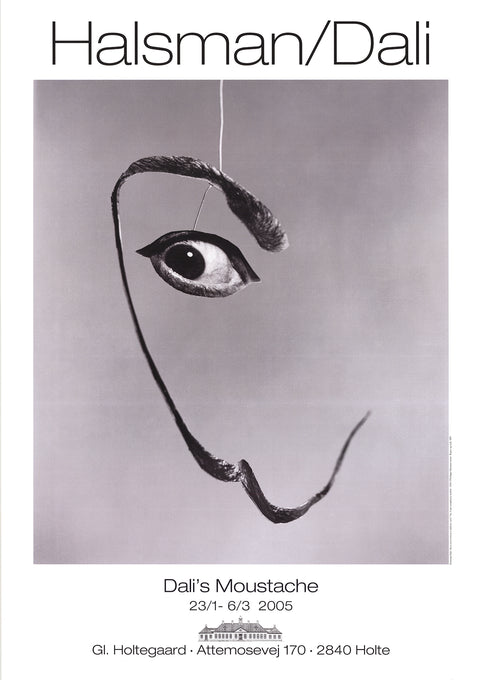 PHILIPPE HALSMAN Dali's Moustache, 2005