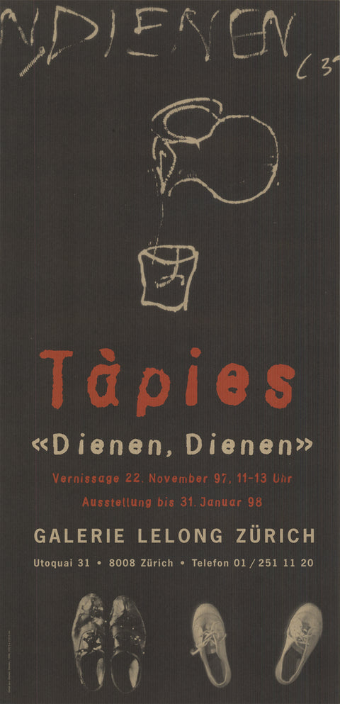 ANTONI TAPIES Dienen, Dienen, 1997