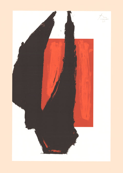 ROBERT MOTHERWELL Art Chicago (No Text), 1981